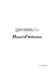 Cutera genesisplus Manuel D'utilisation