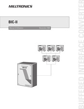 Milltronics BIC-II Manuel D'utilisation