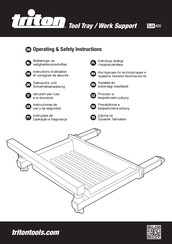 Triton SJA 420 Instructions D'utilisation Et Consignes De Sécurité