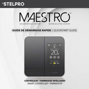 Stelpro MAESTRO Guide De Démarrage Rapide