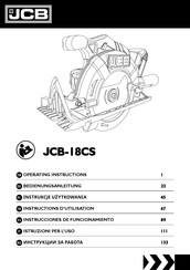 jcb 18CS Instructions D'utilisation