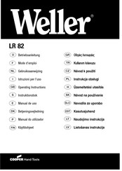 Weller LR 82 Mode D'emploi