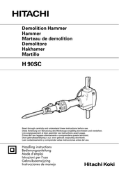 Hitachi Koki H 90SC Mode D'emploi