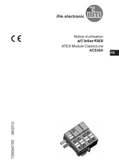 IFM Electronic AS interface ClassicLine AC535A Notice D'utilisation