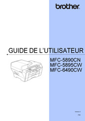Brother MFC-5895CW Guide De L'utilisateur