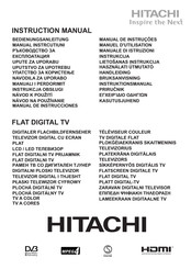 Hitachi 43HK5601 Manuel D'utilisation