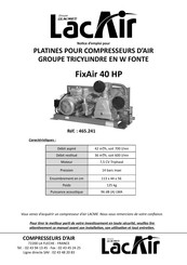 LACAIR FixAir 40 HP Notice D'emploi