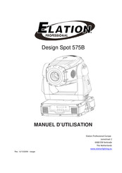Elation Professional Design Spot 575B Manuel D'utilisation