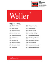 Weller WSD 81 / WSL Mode D'emploi