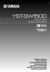 Yamaha YST-SW1500 Mode D'emploi