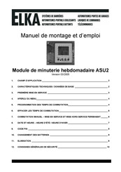 Elka ASU2 Manuel De Montage Et D'emploi
