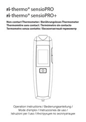 Riester ri-thermo sensioPRO+ Mode D'emploi