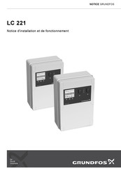 Grundfos LC 221 Notice D'installation Et De Fonctionnement