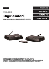 DigiSender DG300 Guide D'installation