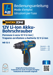 Workzone WB 12-3/5991117 Traduction Du Mode D'emploi D'origine