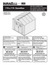USP Duramax StoreMax 7 Ft x 7 Ft Guide D'instructions
