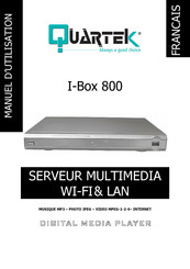 Quartek I-Box 800 Manuel D'utilisation