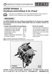 Leister TWINMAT Instructions D'utilisation