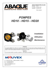 Dover PSG MOUVEX ABAQUE HD20 Notice D'instructions