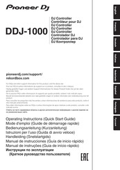 PIONEER DJ DDJ-1000 Mode D'emploi