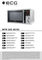 ECG MTD 205 SS Mode D'emploi