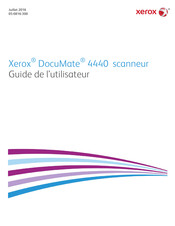 Xerox DocuMate 4440 Guide De L'utilisateur