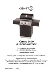 Centro 85-1614-2 Guide De Montage