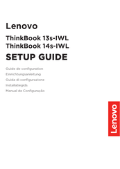 Lenovo ThinkBook 13s-IWL Guide De Configuration
