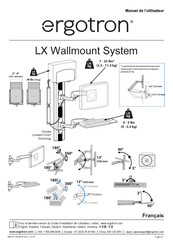 Ergotron LX Wallmount System Manuel De L'utilisateur