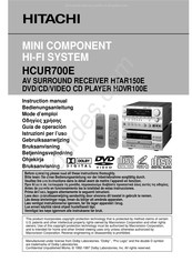 Hitachi HDVR100E Mode D'emploi