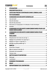 Powerplus POWX0550 Mode D'emploi