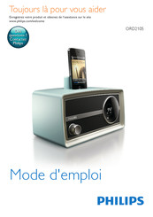 Philips ORD2105 Mode D'emploi