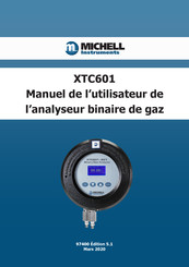 Michell Instruments XTC601 Manuel De L'utilisateur