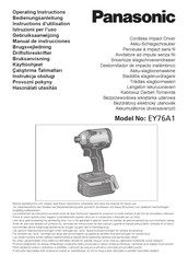 Panasonic EY76A1 Instructions D'utilisation