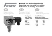 Fema Ex-DGM Série Instructions De Montage Et De Service