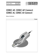 Sirona CEREC AF Connect Notice D'utilisation