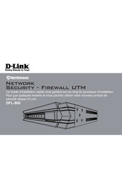 D-Link NetDefend DFL-860 Guide D'installation Rapide