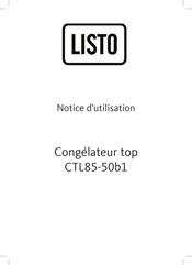 Listo CTL85-50b1 Notice D'utilisation