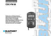 Blaupunkt CDC-FM 08 Notice D'emploi Et De Montage