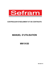 Sefram MW 9120 Manuel D'utilisation