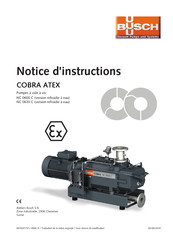 BUSCH COBRA ATEX NC 0630 C Notice D'instructions