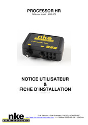 NKE PROCESSOR HR Notice Utilisateur