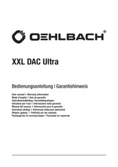 Oehlbach XXL DAC Ultra Mode D'emploi