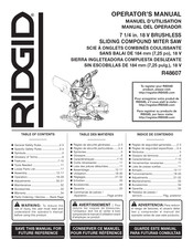 RIDGID R48607 Manuel D'utilisation