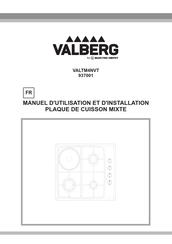 Electro Depot VALBERG VALTM4NVT Manuel D'utilisation Et D'installation