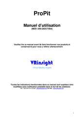 VRinsight ProPit Manuel D'utilisation