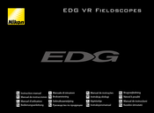 Nikon EDG Fieldscope 30x85 VR Manuel D'utilisation