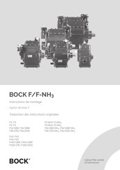 bock F14/1166 NH3 Instructions De Montage