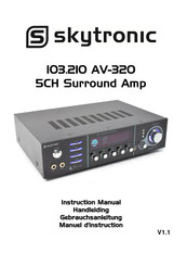 SKYTRONIC AV-320 Manuel D'instruction