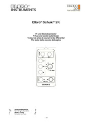 Elbro Schuki 2K Mode D'emploi